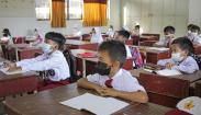 Suasana Pembelajaran Tatap Muka 100 Persen di Kota Batam