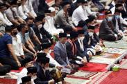 Didampingi Sejumlah Menteri, Presiden Jokowi Salat Idul Adha di Masjid Istiqlal