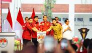 Prabowo Dampingi Jokowi Resmikan Asrama Mahasiswa Nusantara di Surabaya