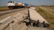 8 Gerbong Kereta Anjlok di Grobogan, Jalur Dialihkan