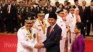 Presiden Jokowi Lantik Gubernur Sumatera Selatan dan Kalimantan Timur