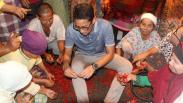 Sandiaga Uno Disambut Ratusan Pedagang saat Berkunjung ke Padang