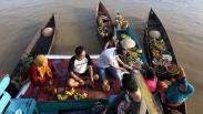 Asyiknya Berbelanja di Pasar Terapung Lok Baintan Kalimantan Selatan