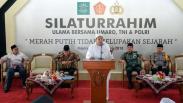 Menhan Hadiri Silaturahmi antara Ulama, TNI dan Polri