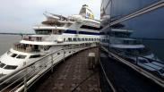 Melihat Kemegahan Kapal Pesiar Mewah Italia saat Bersandar di Surabaya
