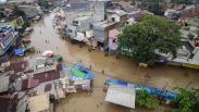 Penampakan dari Udara Banjir di Kabupaten Bandung