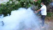 Cegah DBD, Caleg Partai Perindo Dapil Jabar V Fogging Desa Tajurhalang