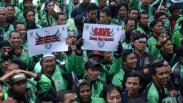 Ribuan Driver Ojek Online Gelar Aksi Solidaritas di PN Surabaya