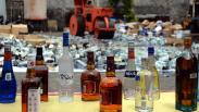 Kejari Tanjung Perak Surabaya Musnahkan 50.664 Botol Miras Ilegal