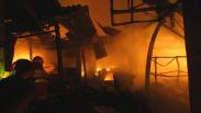 Pasar Lawang Hangus Terbakar, Kerugian Capai Ratusan Juta Rupiah