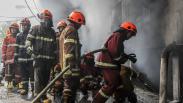 35 Kios Pasar Kosambi Bandung Ludes Dilalap Api
