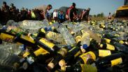 Polres Batang Musnahkan 5.100 Botol Miras Hasil Operasi Cipta Kondisi