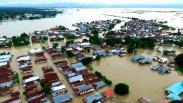 Penampakan dari Udara Kabupaten Wajo Sulsel Terendam Banjir hingga 2 Meter