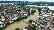 Penampakan dari Udara Kabupaten Wajo Sulsel Terendam Banjir hingga 2 Meter