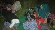 Antisipasi Gempa Susulan, Warga Halmahera Selatan Tidur di Luar Rumah