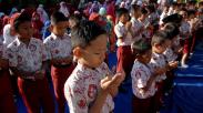 Pelajar di Gowa Salat Gaib dan Doa Bersama untuk Almarhum BJ Habibie