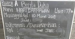 Jenazah Hari Darmawan Akan Dikremasi di Bali