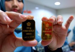 Turun Lagi, Emas Antam Dihargai Rp632.643 per Gram