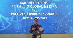 Jokowi Semringah dengan Pabrik Bahan Baku Obat di Cikarang