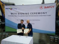 MNC Leasing dan Sany Perkasa Kerja Sama di Pembiayaan Alat Berat