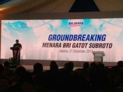 Bank BRI Gandeng PT PP Bangun Gedung Baru di Gatot Soebroto