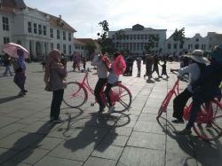 Penyewaan Sepeda di Kota Tua Raup Rp500 Ribu Per Hari