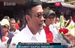 Kampanye, Djarot Kunjungi Pasar Tradisional