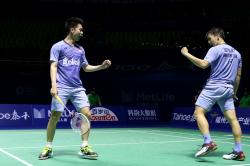 Lolos ke Semifinal, Kevin/Marcus Hadapi Hendra/Ahsan