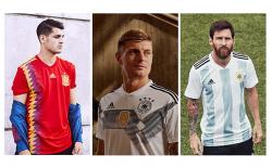 Adidas Ungkap Kostum Retro Kontestan Piala Dunia 2018