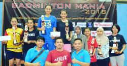 PB Badminton Mania Sukseskan Turnamen Bulu Tangkis Se-Jabodetabek