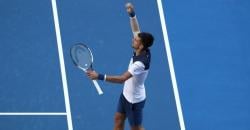 Disiksa Cuaca Panas, Djokovic Taklukkan Gael Monfils