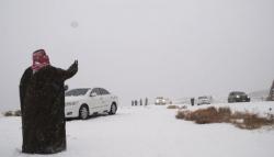 Suhu Ekstrem di Bawah 0 Derajat Celsius Terjang Arab Saudi Pekan Ini