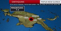 Gempa 7,5 SR Papua Nugini Tewaskan Lebih dari 30 Orang