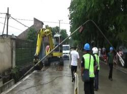 Perbaiki PJU, Lima Pekerja Gorong-Gorong Luka-luka Akibat Kesetrum