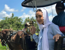 Tahun Baru, Tika Bravani Habiskan Waktu di Lokasi Syuting