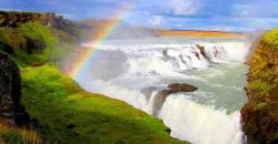 Wisata Air Terjun, Kunjungi Gullfoss yang Bercahaya seperti Emas