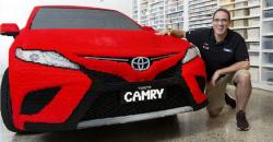 Unik, Toyota Camry Disusun dari 500 Juta Keping Lego