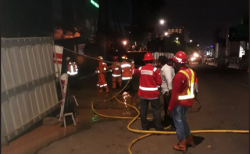 Pipa Gas Kembali Bocor, Jalan MT Haryono Ditutup Lagi