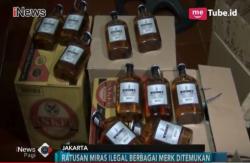 Ratusan Miras Ilegal di Mampang Diamankan Petugas