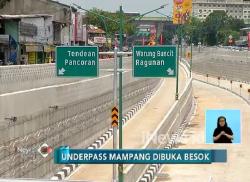 Uji Coba Underpass Mampang-Kuningan Dilakukan Besok