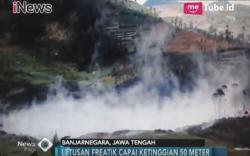 Erupsi Kedua Kawah Sileri, Lumpur Panas Serang Perkebunan Warga