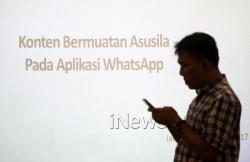 Kominfo Blokir Enam DNS Penyedia Konten Asusila di  WhatsApp