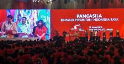  HUT Ke-45 PDIP, Mega Ajak Pimpinan Parpol Potong Tumpeng