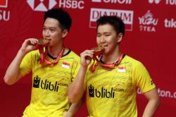 Gaya Kevin-Marcus Juarai Ganda Putra Indonesia Masters 2018