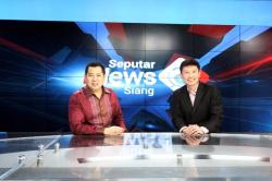 HT Ajak Menkominfo Singapura Keliling Studio iNews