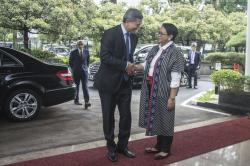 Menlu Retno Terima Kunjungan Menlu Singapura