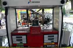 Korban Tewas Kebakaran SPBU Sidoarjo Dievakuasi