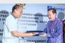 Jamkrindo dan Dukcapil Kerjasama Pemanfaatan NIK E-KTP bagi UMKM-K
