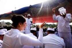 Umat Hindu Surabaya Gelar Upacara Tawur Agung Kesanga