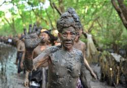 Seru, Ritual Mandi Lumpur Usai Nyepi di Bali